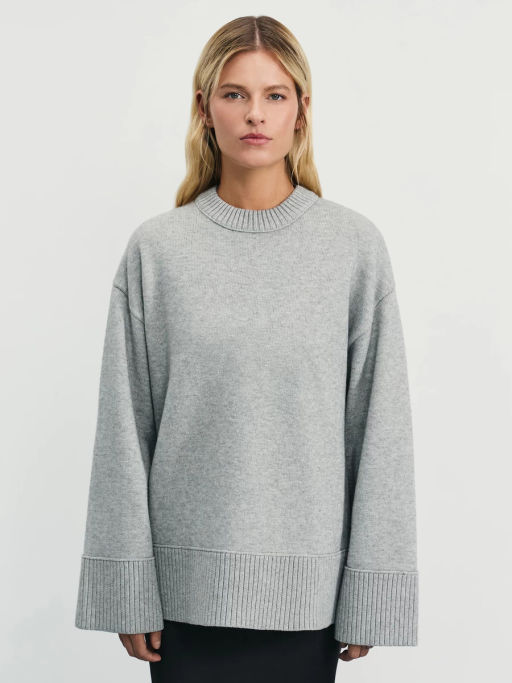 Джемпер прямого кроя с содержанием вискозы / Zarina фото 3