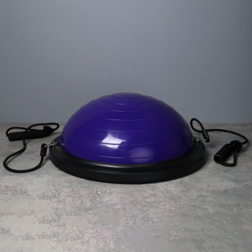 Полусфера балансировочная BOSU 46см Woohooo Drops эспандер, насос/ фиолетовый / B46Dr-V/ уп5 - ГалеонТрейд фото 3