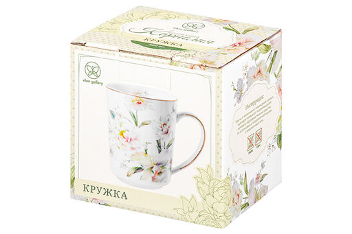 Кружка 360 мл 12*8,5*10,5 см Корнелия NEW BONE CHINA - Elan gallery фото 10