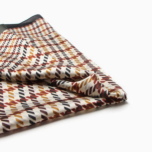 Платок женский MINAKU 70*70 см, коричневый  фото 2