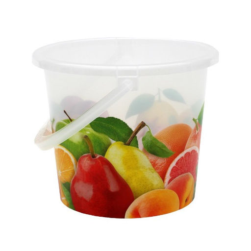 Ведро 5л пластиковое, арт. ВР-7813,7814,7818, 7823, 7824, 7825, 7826, 7827