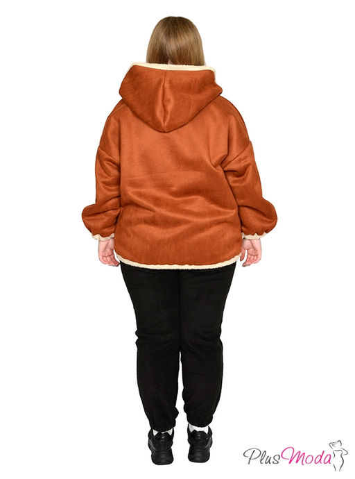 Дубленка-куртка Модель №1791 размеры 44-84 - Plusmoda фото 13