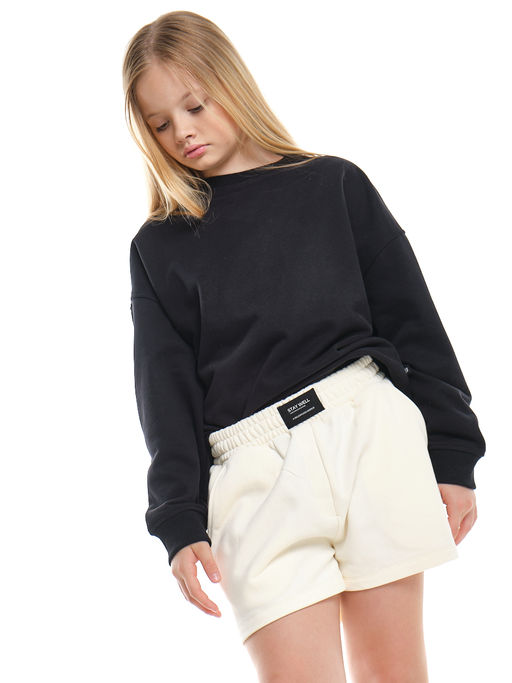 Шорты для девочки подростковые 22-7634 красный - Mini maxi фото 15