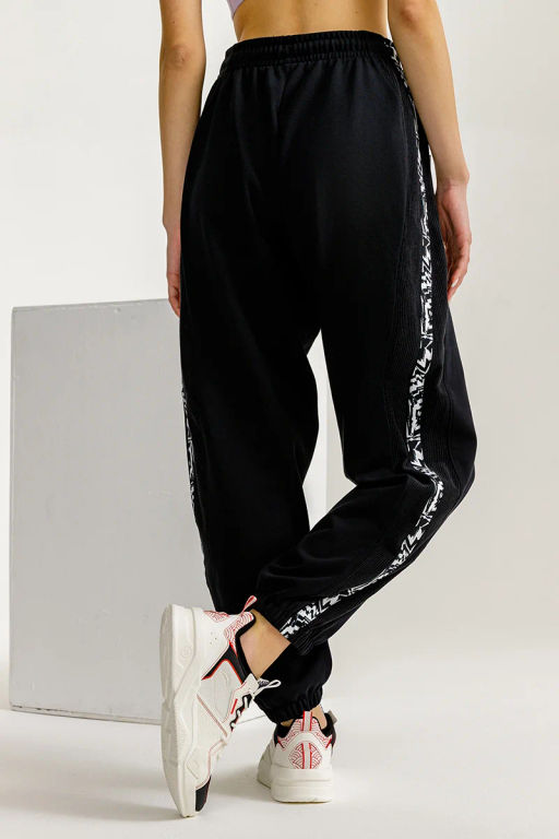 Брюки трикотажные Чёрный - Anta фото 2