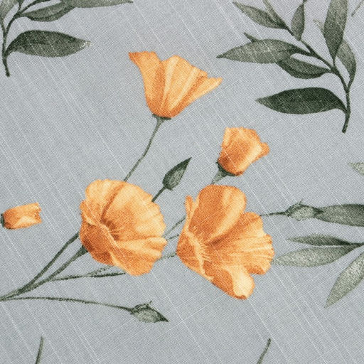 Комплект штор для кухни с подхватами Этель «Yellow poppies» 149×180 см - 2 шт.