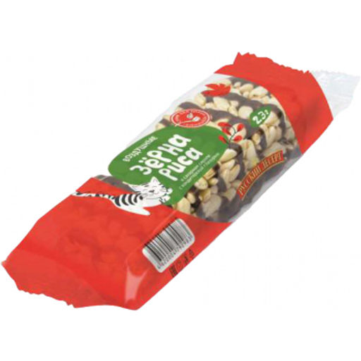 Цена за 10 штук.Воздушные зерна риса в сах сиропе с кондитер глазурью 23г