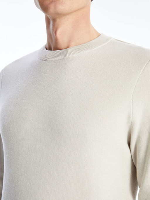 Bisiklet Yaka Erkek Triko Kazak