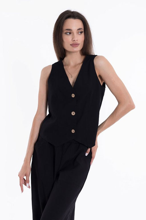 Жилет М324119б черный - Елена фото 7