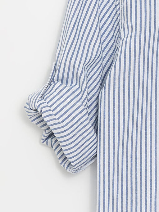 Uzun Kollu Erkek Bebek G?mlek ve Kemerli Pantolon 2li Tak?m - Waikiki фото 3