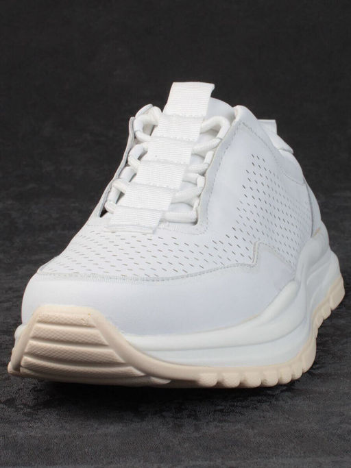 05-PDL250-1 WHITE Кроссовки женские (натуральная кожа)