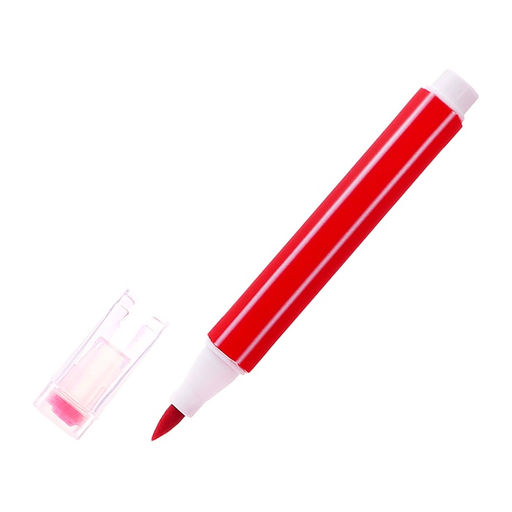 Фломастеры 24 цвета ТОЛСТЫЕ с печатью вентилируемый колпачок, розовый - Simaland фото 4