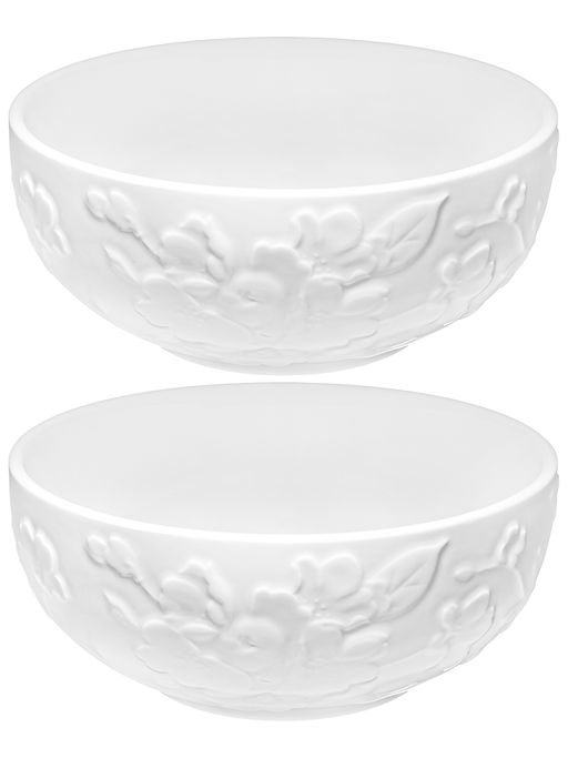 Набор 2 салатников 600 мл 15*15*6,5 см Цветущая сакура, фарфор - Elan gallery фото 3