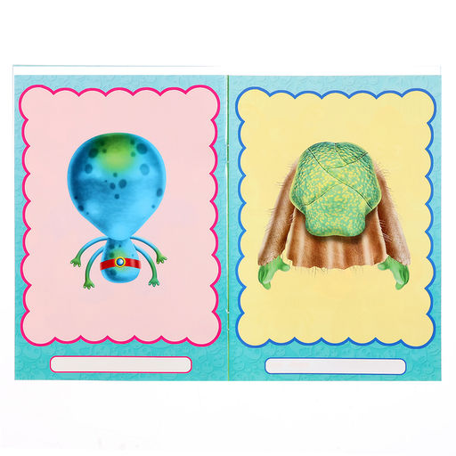 Цена за 3 шт. Книжка с наклейками «Создай своего монстрика. Клисарошка»