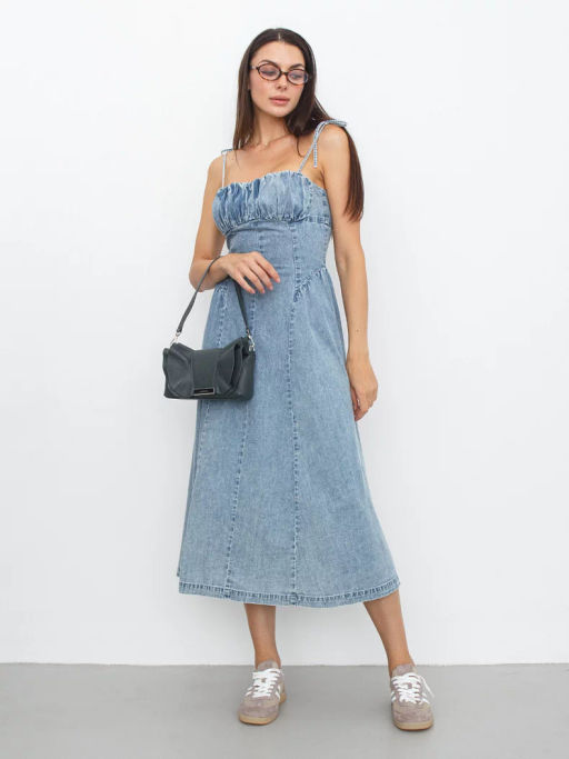 Сумка 8110 gray blue Velina Fabbiano-Safenta