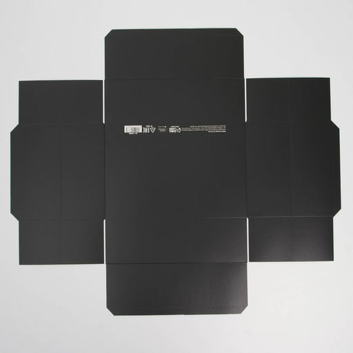 Коробка подарочная складная, упаковка, «Черная», 30 х 20 х 9 см