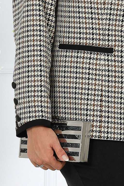 Костюм Ninele 6018 гусиная лапка/черный  фото 2