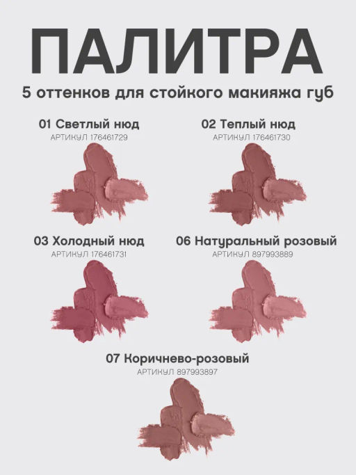 Vivienne Sabo Карандаш для губ гелевый Le Grand volume тон 02 теплый нюд  фото 8