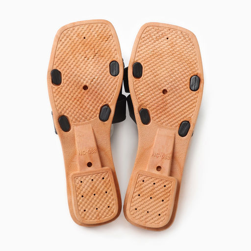 Тапочки женские с открытым носом LoveLife, размер 40-41, чёрные