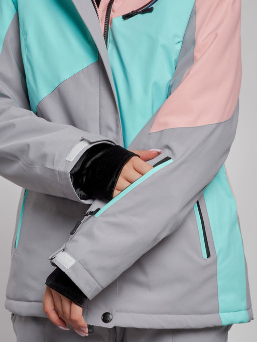 Горнолыжный костюм женский зимний розового цвета 02319R - Chunmai фото 9