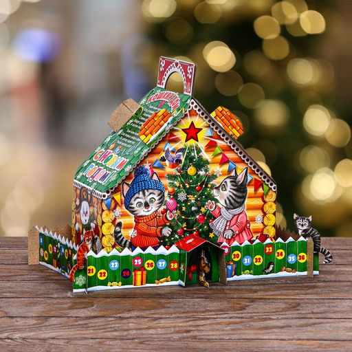 Цена за 5 шт. Подарочная коробка Кошкин дом, 22,5 х 23 х 12,5 см - Simaland фото 8