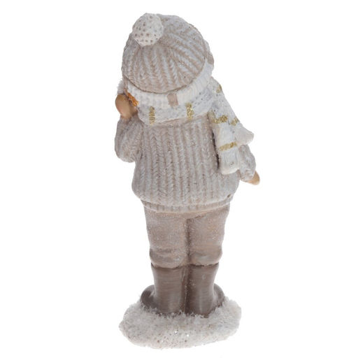 Фигурка декоративная "Мальчик/Девочка", L6 W4 H12,5 см, 2в.