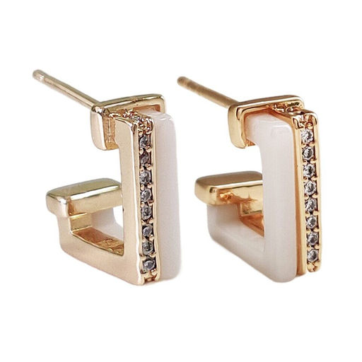 Серьги с керамикой