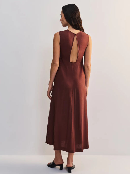 Льняное платье макси ZR2605012902-21 / Zarina фото 6