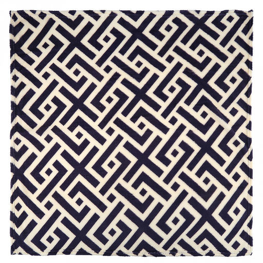 Плед (покрывало) в коляску 80х80см "Якутия", велсофт "California" набивной, полиэстер 100%, плотность 160г/м2, упаковка пакет ПП 35х45см, т.м. "Домашняя Мода" (Россия)