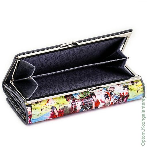 Большой женский кожаный кошелек Sergio Valentini СВ 8138-002 фото 3