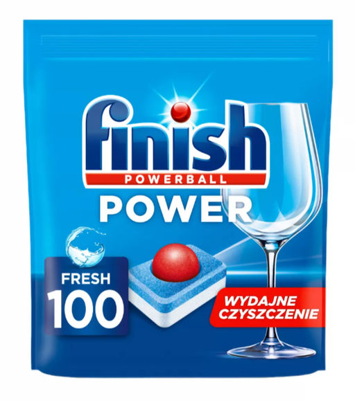 FINISHтаблетки д/посудом.машины Power 100шт