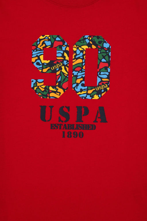 Erkek _ocuk K_rm_z_ Bisiklet Yaka Ti__rt Sepette S_rpriz _ndirim - U.s. polo assn фото 3