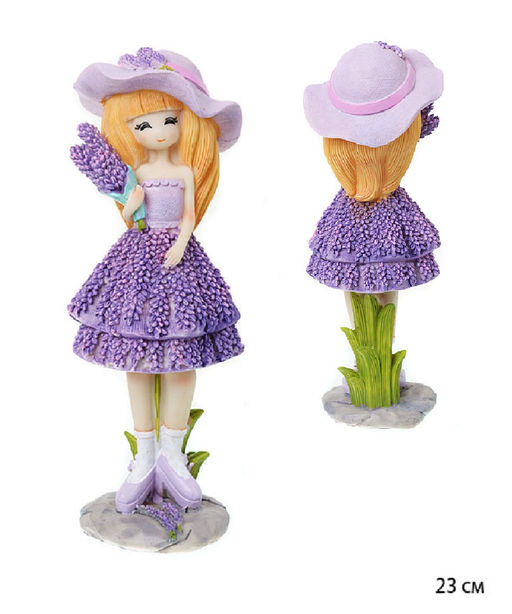 Фигурка Девушка Лаванда 23 см / 9633 /уп 48/микс - Галеонтрейд фото 10