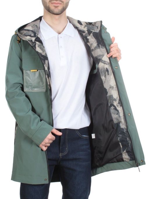 A10 GREEN Куртка мужская демисезонная FASHION (100% полиэстер)  фото 8