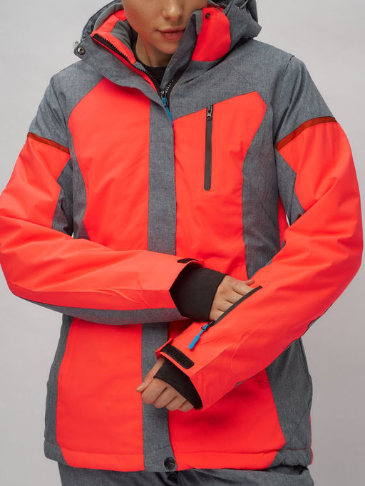 Горнолыжный костюм женский розового цвета 02272-2R - Chunmai фото 14