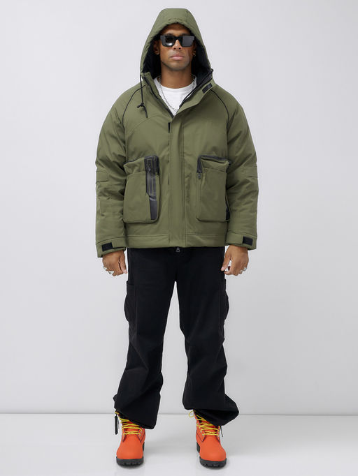 Куртка зимняя до - 20 бежевого цвета цвета хаки - Mtforce фото 7