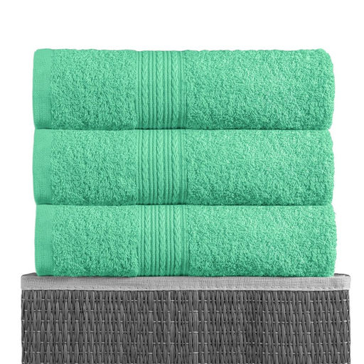 Светло-зеленая 150х210 Простыня Махровая BAYRAMALY  фото 2