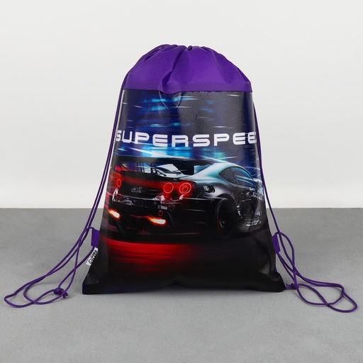 Сумка для обуви Super speed, нетканное полотно, размер 41х31 см - Artfox study фото 2