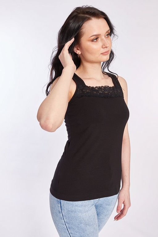 Майка М318145а Черный - Елена фото 8