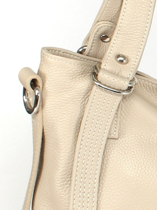 Сумка женская натуральная кожа GU 163-6019-1, 1отд+еврокарм, плечевой ремень, бежевый SALE 260184 - Adelia фото 4