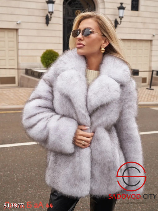 Шуба женская из искусственного меха - Bruno фото 2