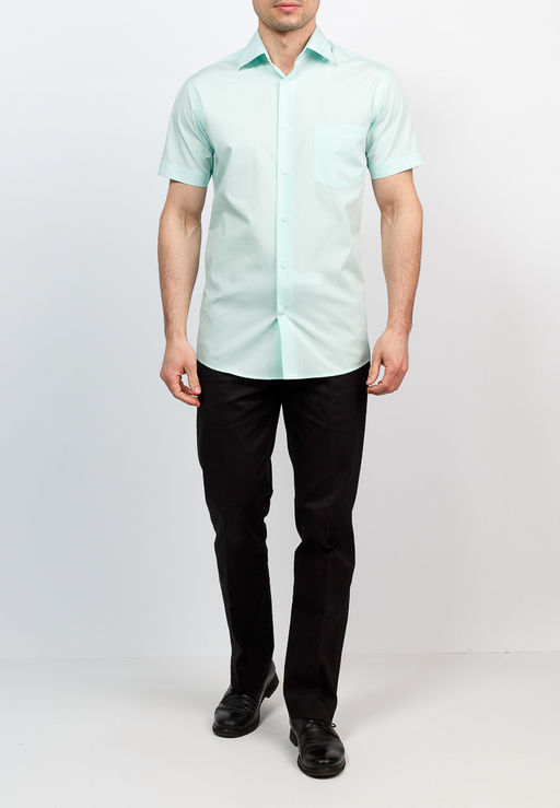 Сорочка мужская короткий рукав GREG 410/309/FR MINT/Z  фото 6