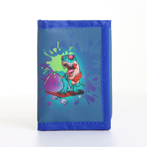 Кошелёк детский на липучке «Выбражулька», синий