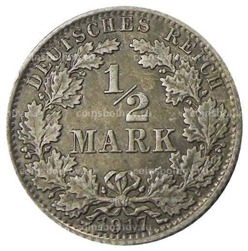 1/2 марки 1917 года A Германия
