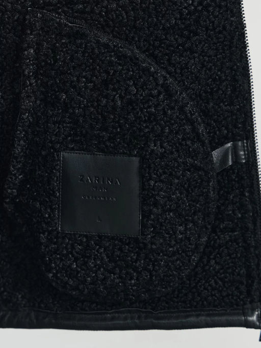 Дубленка из экокожи / Zarina