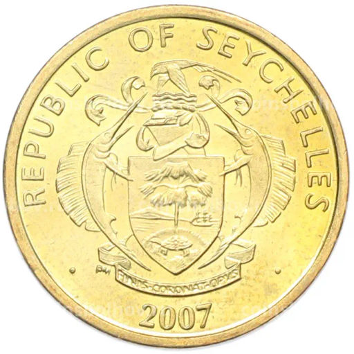 Монета 10 центов 2007 года Сейшелы