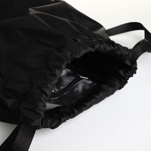 Мешок для обуви большой на стяжке, цвет чёрный