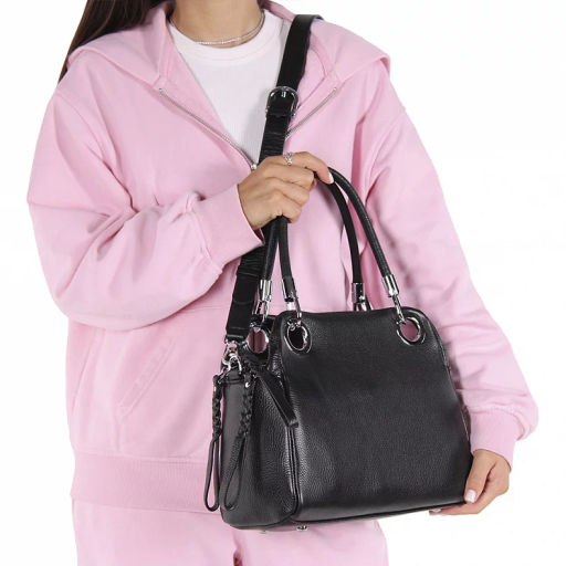 Сумка 0974C black Polina&Eiterou/50(дефект)