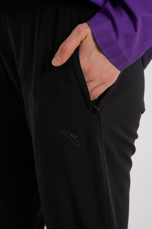 Брюки текстильные Черный ANTA RUNNING Woven Track Pants  фото 6