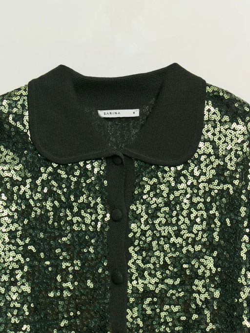 Кардиган с пайетками из вискозы / Zarina