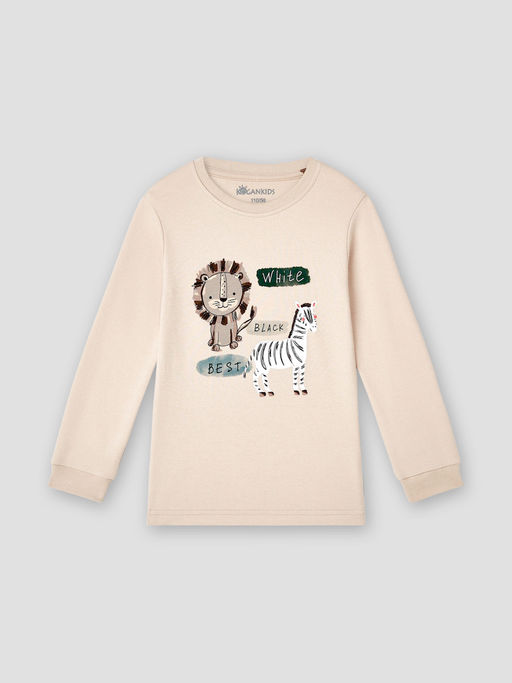 Бежевая пижама для мальчика - Kogankids фото 31